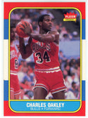 Charles Oakley 1986 Fleer Card #81