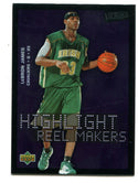 Lebron James 2003 Upper Deck Highlight Reel Makers Victory Card  #222