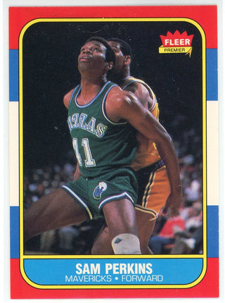 Sam Perkins 1986 Fleer Card #86