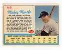 Mickey Mantle 1962 Post Cereal #5 Card