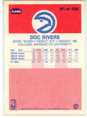 Doc Rivers 1986 Fleer Card #91