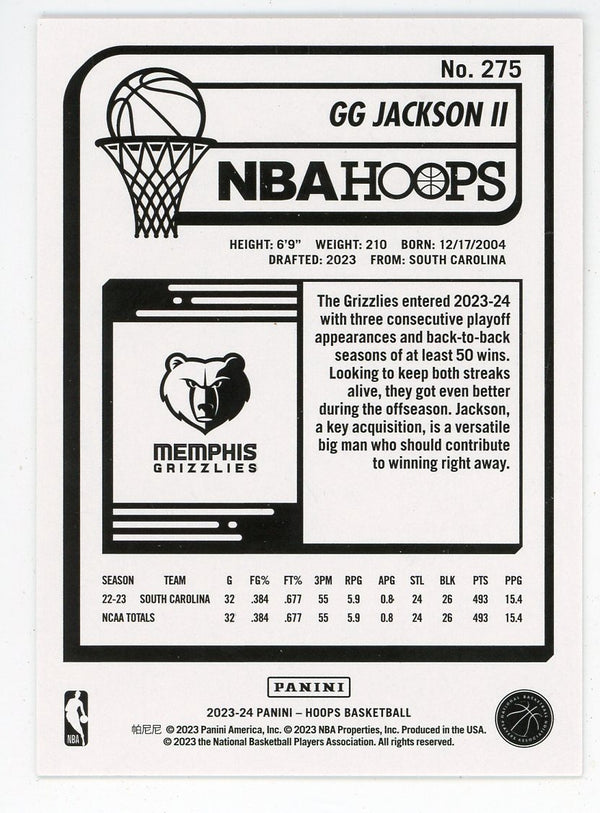 GG Jackson II 2023-24 Panini Hoops #275