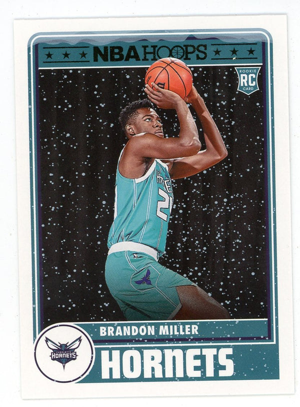 Brandon Miller 2023-24 Panini Hoops Rookie Card Snow #284