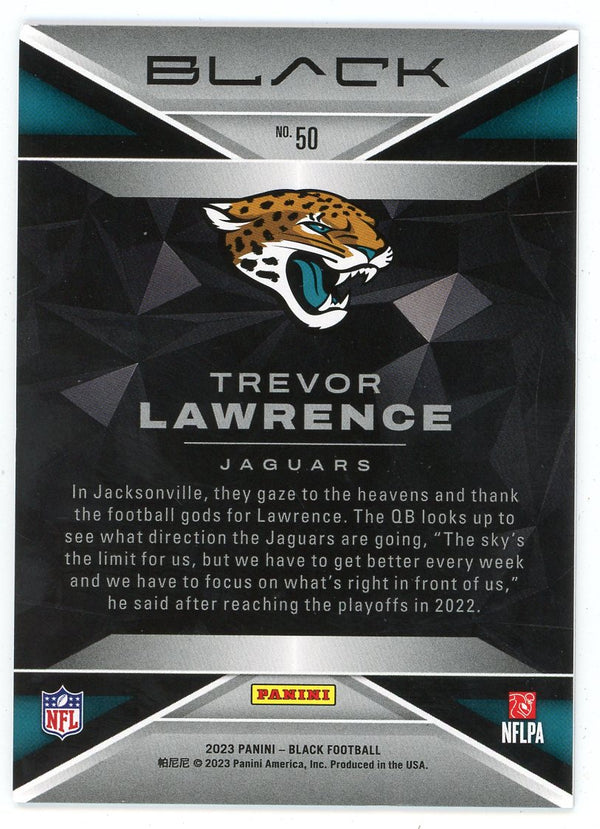 Trevor Lawrence 2023 Panini Black #50