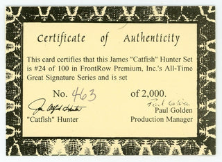 James Hunter 1994 Trading Card Set #24 of 100