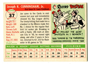 Joe Cunningham 1955 Topps #37 Card