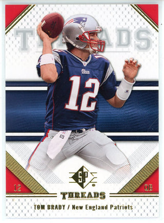 Tom Brady 2009 Upper Deck Sp Threads Card #93