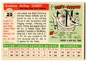 Andy Carey  1955 Topps #20 Card