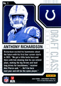 Anthony Richardson 2023 Panini Contenders Rookie Card #1