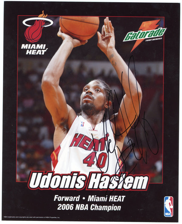 Udonis Haslem Autographed 8x10 Photo