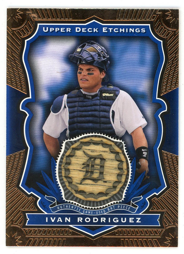 Ivan Rodriguez 2004 Upper Deck Etchings Bat Relic #BE-IR