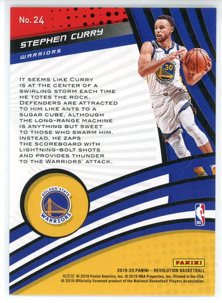 Stephen Curry 2019-20 Panini Revolution Vortex Card #24