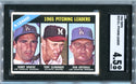 N.L Pitching Leaders  1966 Topps #223 SGC 4.5 Card