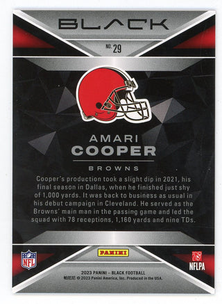 Amari Cooper 2023 Panini Black #29