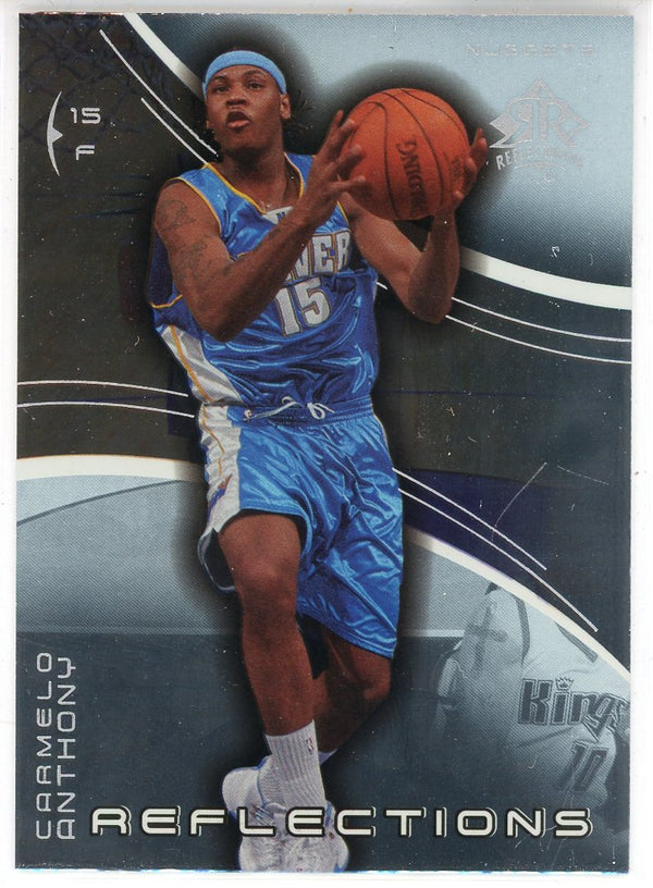 Carmelo Anthony 2004 Upper Deck Reflections Card #17