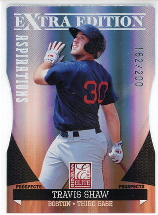 Travis Shaw 2011 Panini Donruss Elite Extra Edition Aspirations Card #78