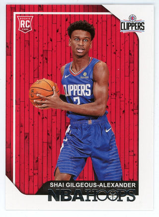 Shai Gilgeous-Alexander 2018-19 Panini Hoops Rookie Card #262