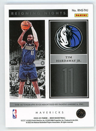 Tim Hardaway 2022-23 Panini Noir Autographed #RNS-THJ