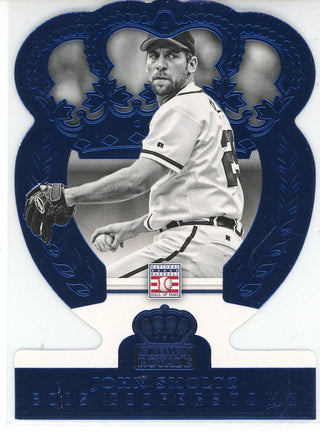 John Smoltz 2015 Panini Crown Royale Cooperstown Die Cut Card #57