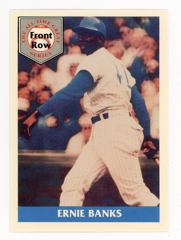 Ernie Banks 1992 Front Row All-Time Great#4 of 100 Set of Cards