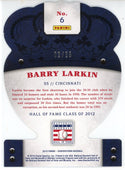 Barry Larkin 2015 Panini Crown Royale Cooperstown Die Cut Card #6