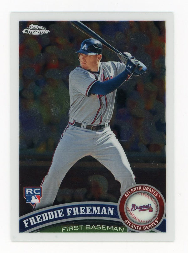 Freddie Freeman 2011 Topps Chrome Rookie Card #173 Card