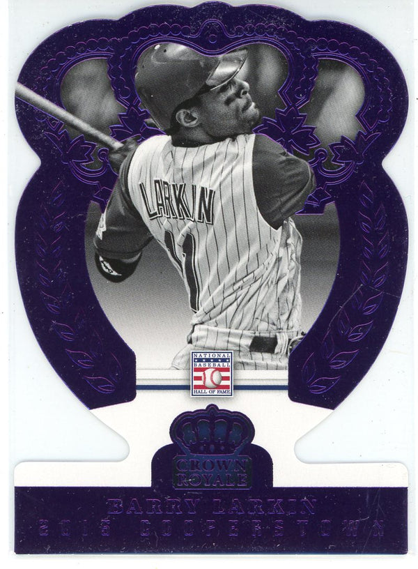 Barry Larkin 2015 Panini Crown Royale Cooperstown Die Cut Card #6