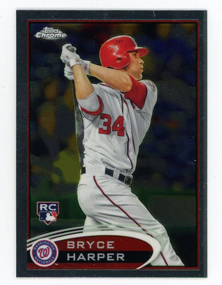 Bryce Harper 2012 Topps Chrome Silver #196 Card