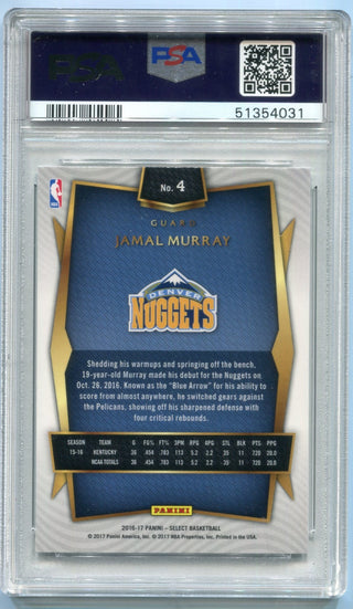 Jamal Murray Panini Select 2016 Rookie PSA 10