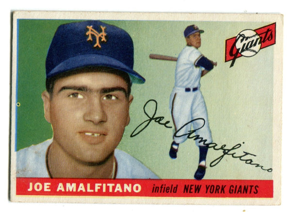 Joe Amalfitano 1955 Topps #144 Card