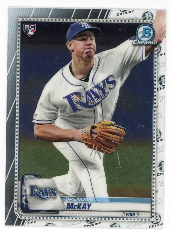 Brendan McKay 2020 Topps Bowman Chrome Rookie Card #80