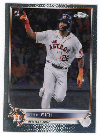 Jose Siri 2022 Topps Chrome Rookie Card #204