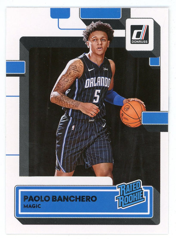 Paolo Banchero 2022-23 Panini Donruss Rated Rookie #201