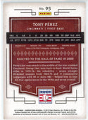 Tony Perez 2015 Panini Cooperstown Card #95