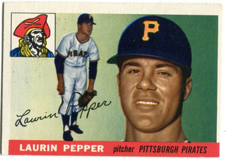 Laurin Pepper 1955 Topps #147 Card