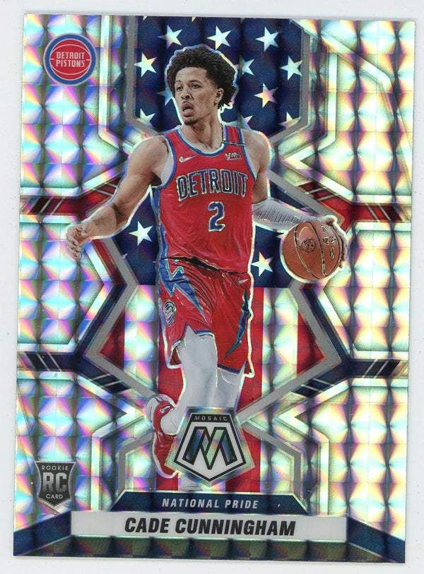 Cade Cunningham 2021-22 Panini Mosaic Prizm Rookie Card #260