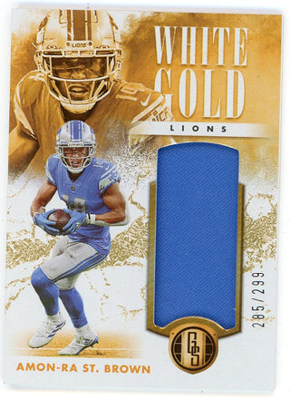 Amon-Ra St. Brown 2023 Panini Gold Standard Patch Relic #14