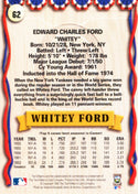 Whitey Ford Autographed 1993 The Ted Williams Card Company