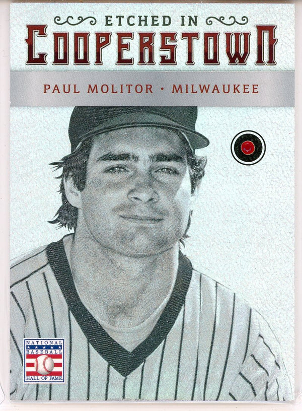 Paul Molitor 2015 Panini Cooperstown Ruby Card #54