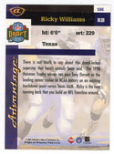 Ricky Williams 1999 Collector's Edge Autographed Card #186