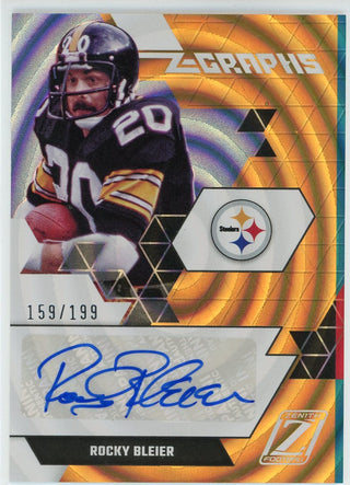 Rocky Bleier Autographed 2021 Panini Zenith Z-Graphs Card #ZG-RB