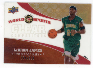 LeBron James 2010 Upper Deck Clear Competitors #CC-1