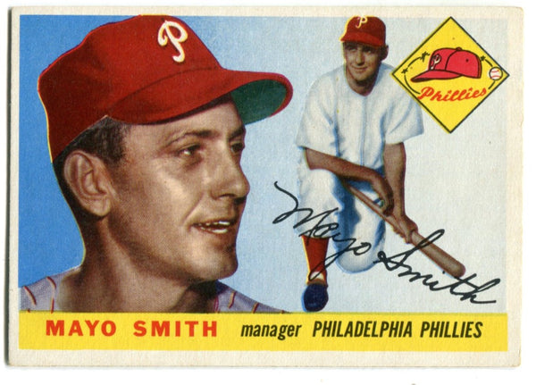 Mayo Smith 1955 Topps #130 Card