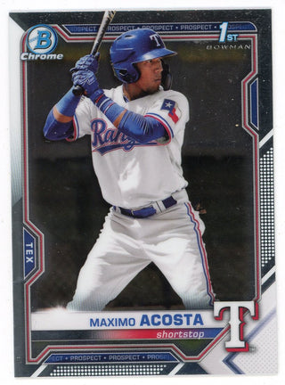 Maximo Acosta 2021 Topps Bowman Chrome #BCP-7