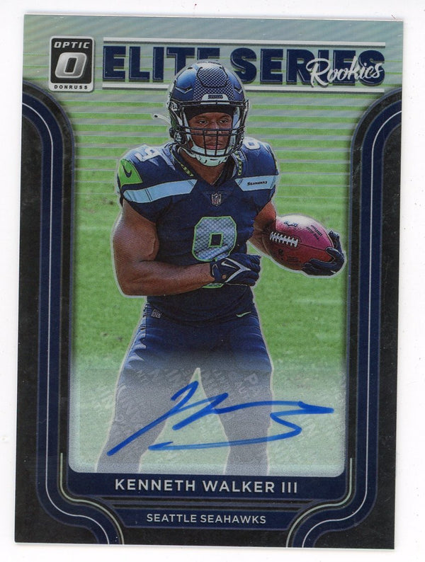 Kenneth Walker III Autographed Panini Donruss Elite Series Rookies #ESR-16