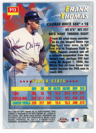 Frank Thomas 2000 Topps Chrome Power Players #P13