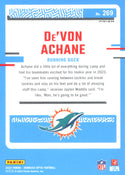 De'Von Achane 2023 Donruss Optic Rated Rookie Card #269