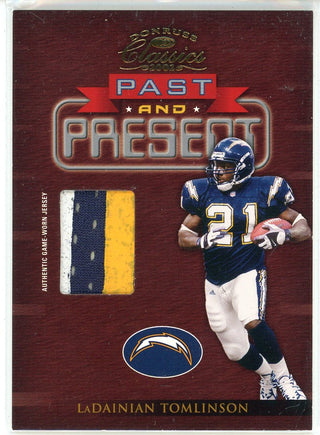 LaDainian Tomlinson 2002 Donruss Classics Past and Present Patch Card #PP-6