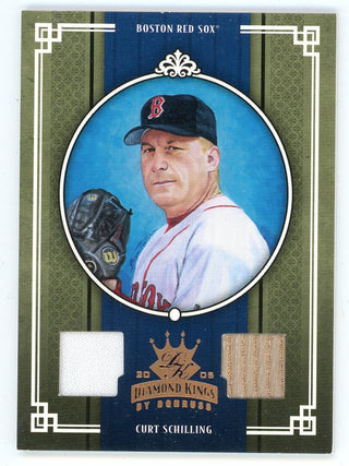 Curt Schilling 2005 Donruss Diamond Kings Patch/Bat Relic #39