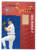 Greg Maddux 2005 Donruss Spirit of the Game Bat Relic #SOG-13